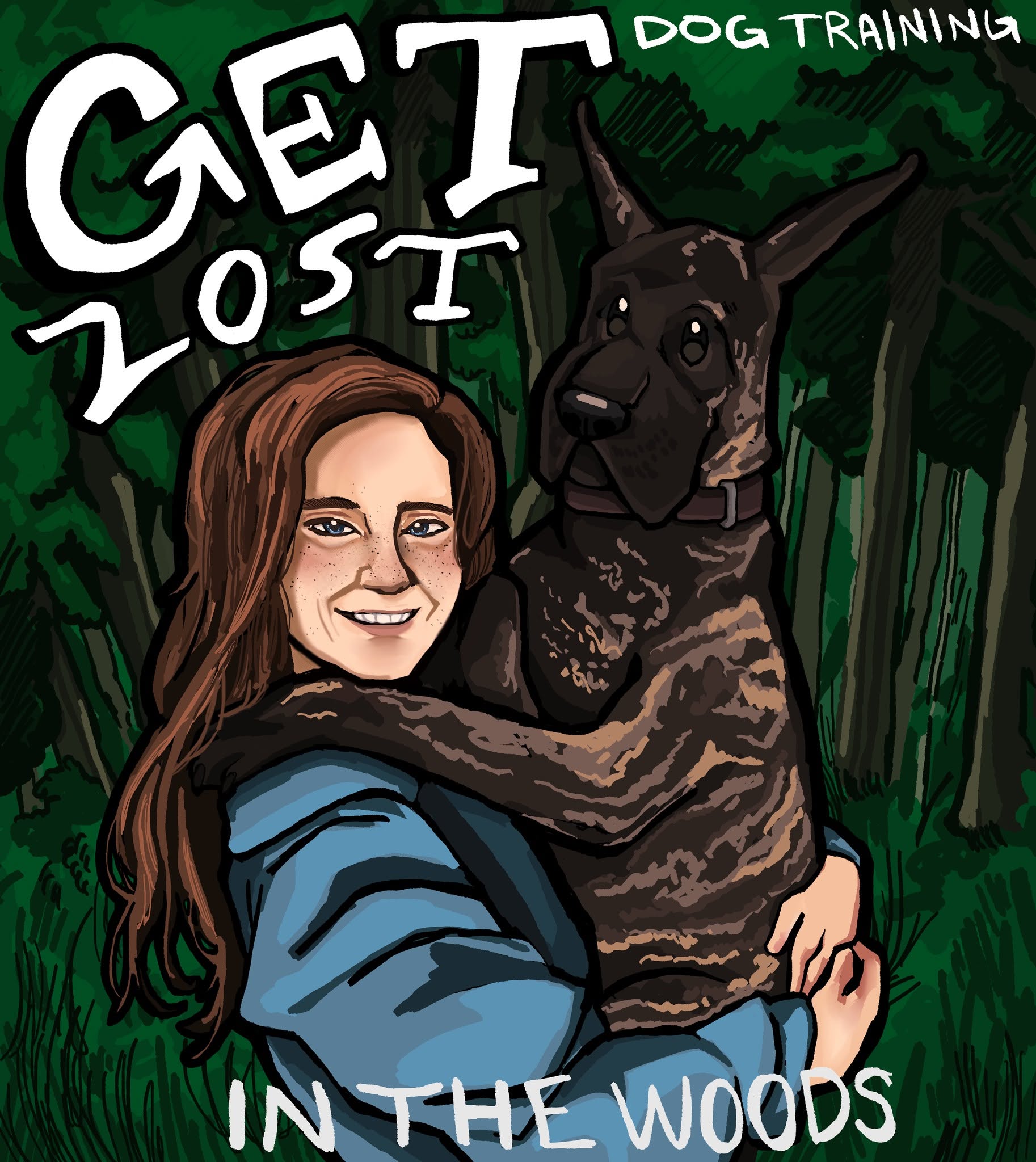 In The Woods Dog Training Logo